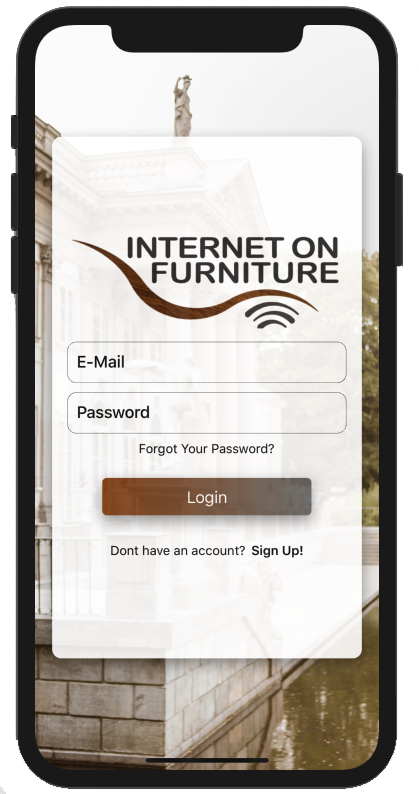 internet on furniture , simulator ,mobile